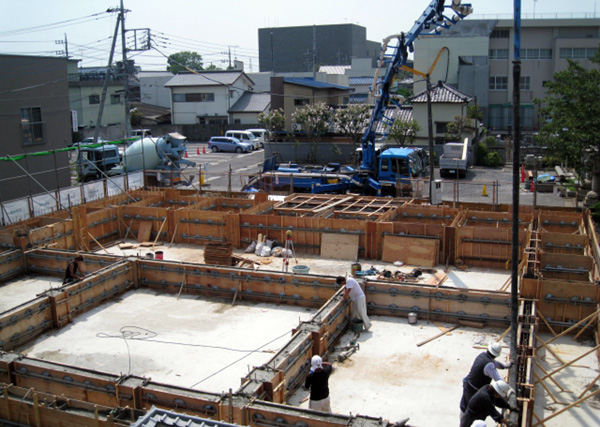 満福寺 新本堂 工事の様子